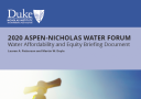 2020年阿斯彭尼古拉斯水資源論壇水資源可負擔性和股權簡報封麵